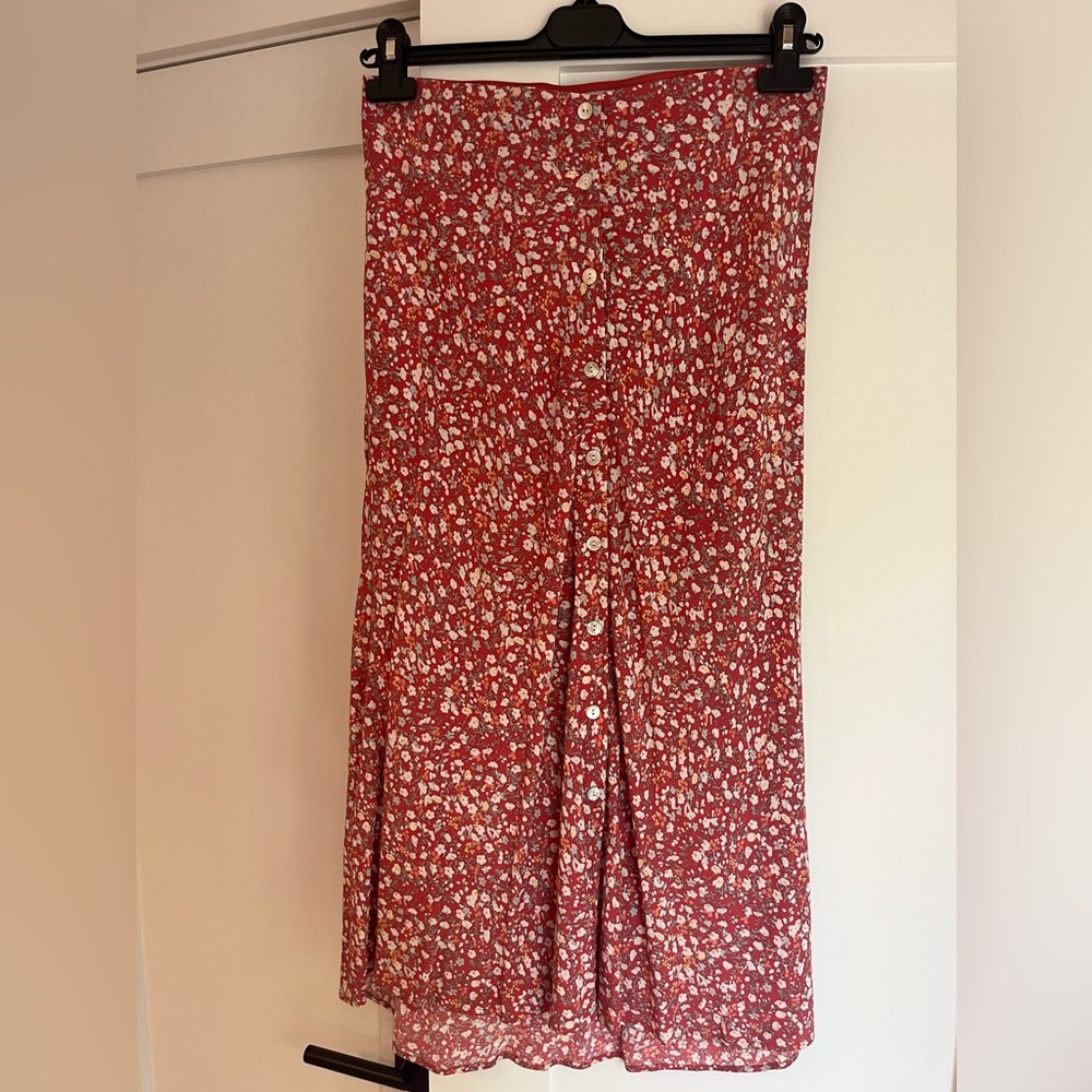Rails Rosetta Red Ditsy Floral Skirt M